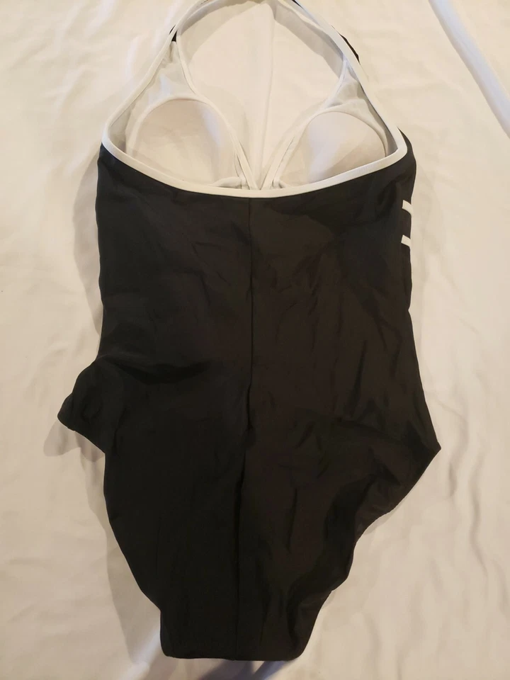 SPEEDO Black White Swimsuit size 14 - Pre-Owned - Image 4 of 4