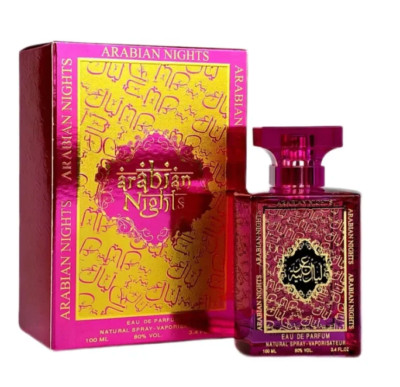Arabian Nights Pink Eau de Parfum   A Captivating Blend of Elegance and Mystery