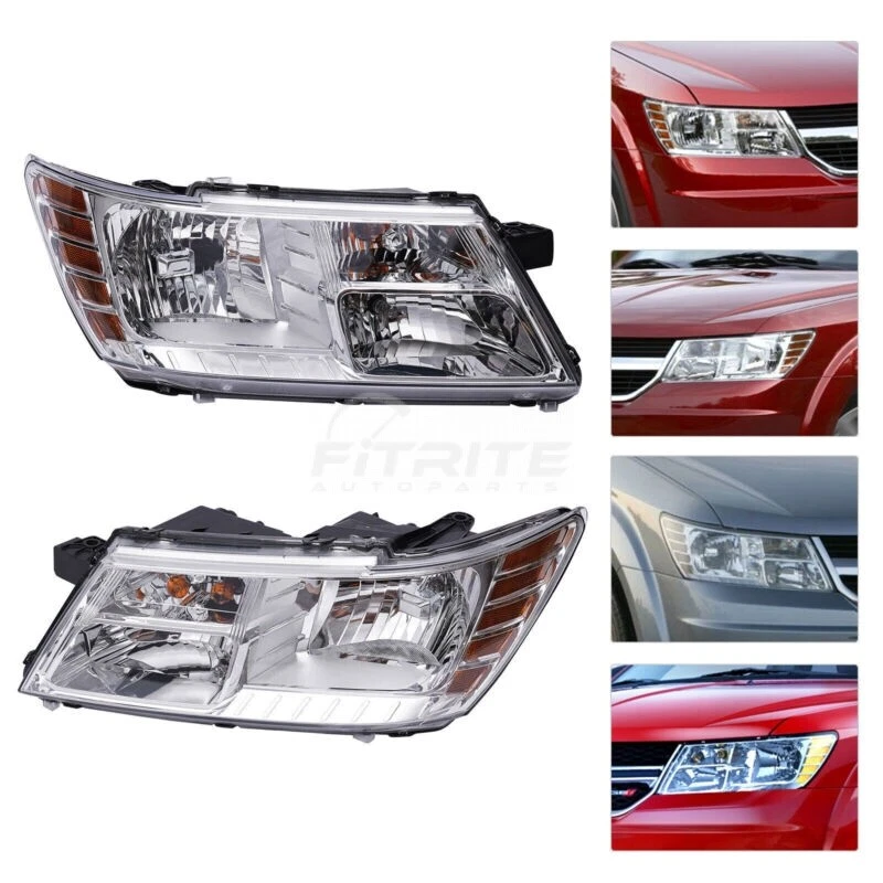 Nuevo conjunto de luces halógenas laterales izquierdo y derecho para Dodge Journey 2009-2020 Foto 2 de 4