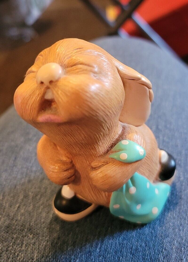 Vtg Pendelfin Bunny Figurine Barney 3” Crying Screaming Made Vtg Pendelfin Bunny Figurine Barney 3” Crying Screaming Made