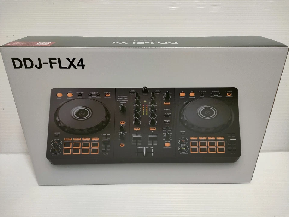 Pioneer DDJ-FLX4 2-Channel Serato Lite Rekordbox Software DJ Controller Black - Image 2 of 4