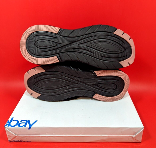 REEBOK WOMEN'S SHOES/SNEAKERS. SIZE: 7. BLACK.PINK STRIPE. WALK.RUN. LIGHTWEIGHT - Picture 8 of 10