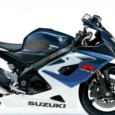Suzuki GSXR1000 2005-2006 Eazi-Grip Streamline Tankgriff + Center Traction Pads 