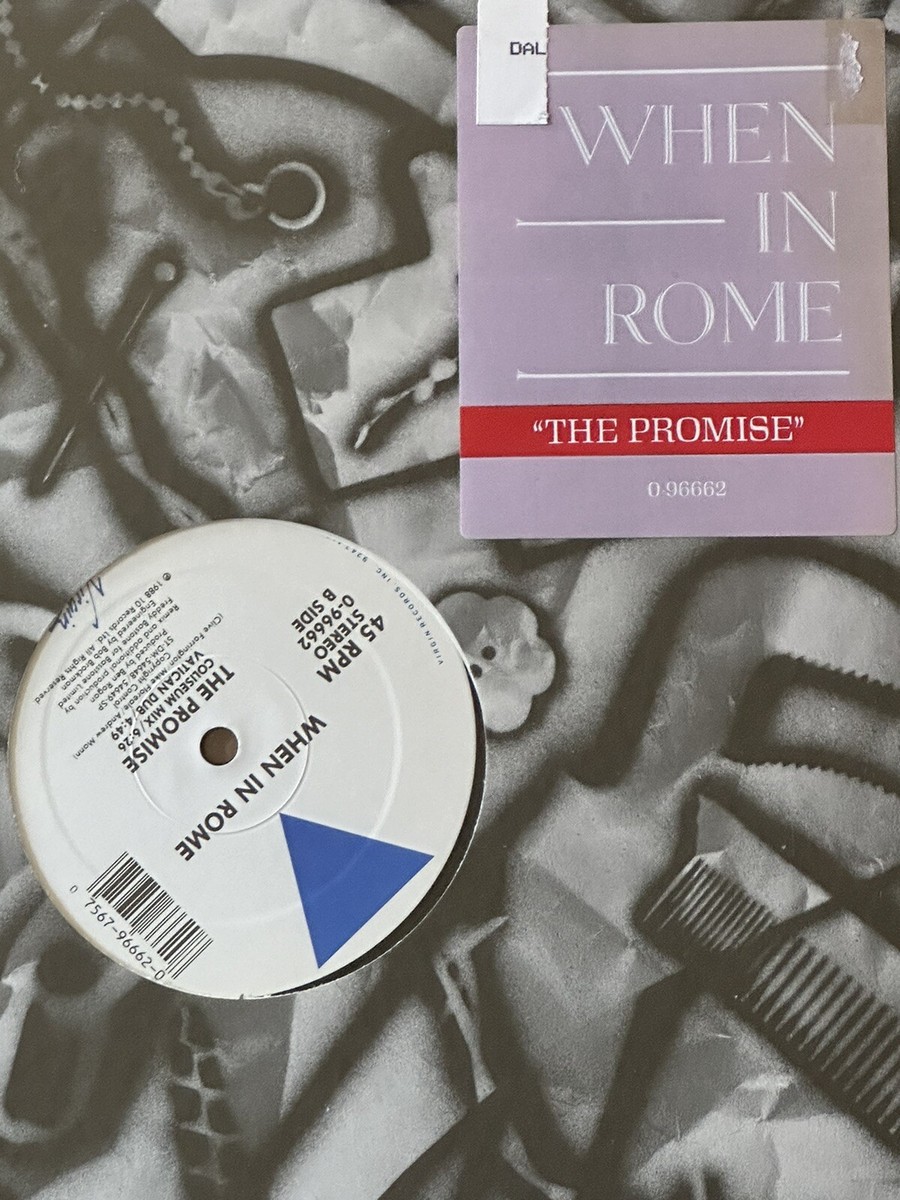 WHEN IN ROME - THE PROMISE '88 US SEALED 12” VINYL 4VERSIONS SRC