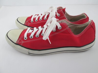 ⭐︎⭐︎ar Converse All Star Chuck Taylor Shoes Canvas Low Top Ox Red
