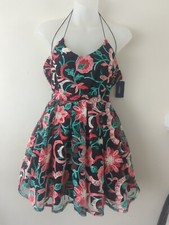 New With Tags Small Forever 21 Mini Dress With Embroidered Flowers feminine