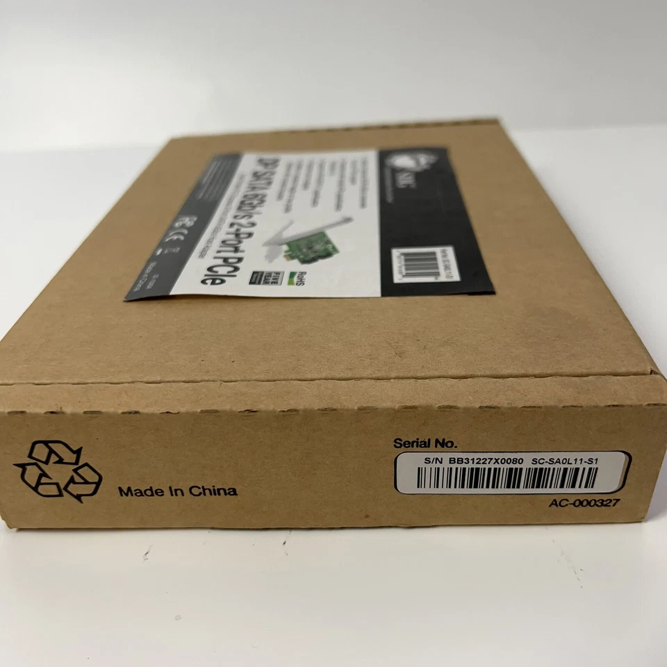 VINTAGE SEALED NEW SIIG SC-SA0I11-S1 Low Profile 2-Port SATA III  - Image 3 of 3