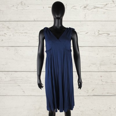 ZWILLINGSSET VON SIMONA BARBIERI Damen blau Riemen ärmelloses Kleid lang L Abend