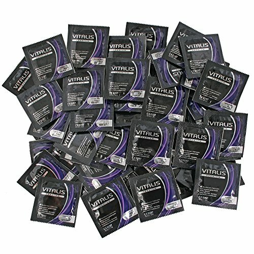 100 Premium Condoms Vitalis Strong - Extra strong Condoms for a safer (j6E)