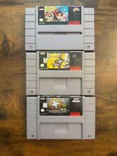 Lot Of 3 Super Nintendo SNES - Spider Man - Urban Strike - Revolution X TESTED