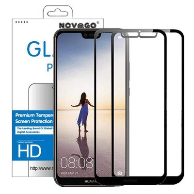 2 Films De Protection écran En Verre Trempé Pour Huawei P20 - NEUFS - Recouvrement Total - Anti-rayures 9H