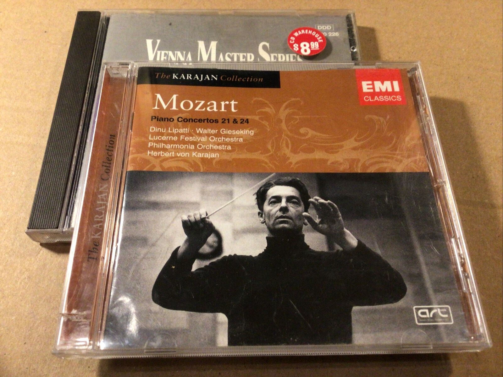 Mozart, CD Lot Of 2, Streichquartette Vol. 2, Piano Concertos 21 & 24, Used CDs