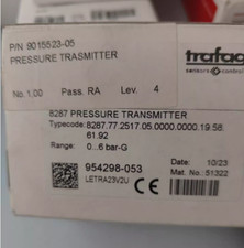 Trafag pressure sensor 8287.77.2517 0-6bar