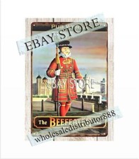 The Beefeater British PUB Bar decor metal tin sign ideas the bedroom