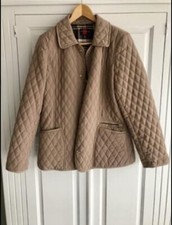 Camel Quilted Ladies Jacket