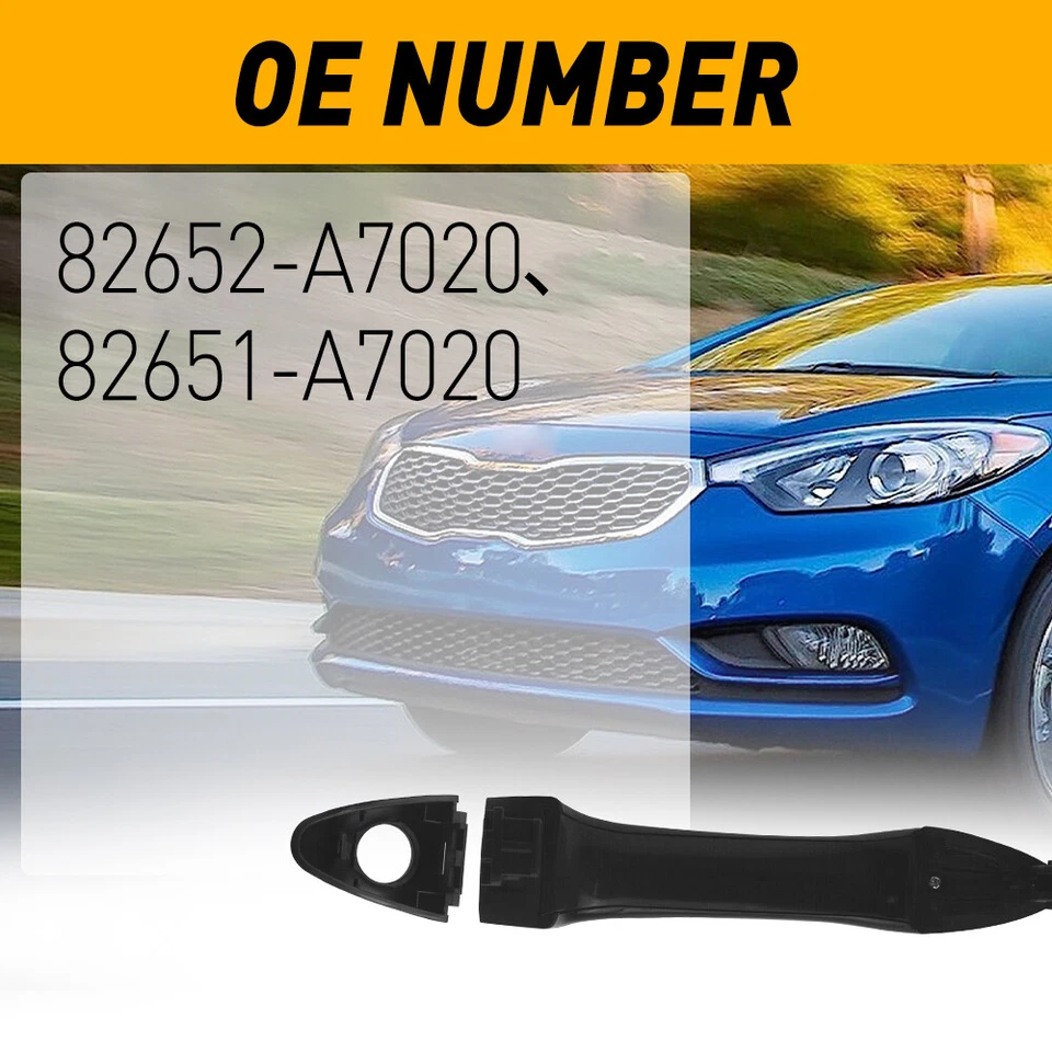 Manija de puerta exterior delantera izquierda del lado del conductor para Kia Forte Cerato 2014 2018 E Foto 3 de 4