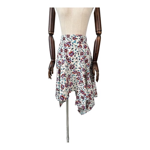 ISABEL MARANT ETOILE Other Skirt 36 Cotton Red Floral 78-05-93