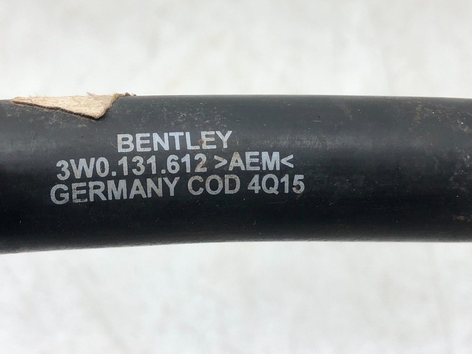 2014-2018 BENTLEY FLYING SPUR 4.0L V8 SECONDARY AIR PUMP CONNECTING PIPE OEM