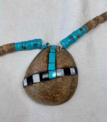 アクセサリー Kewa Pueblo Traditional Inly necklace Traditional style Santo Domingo 