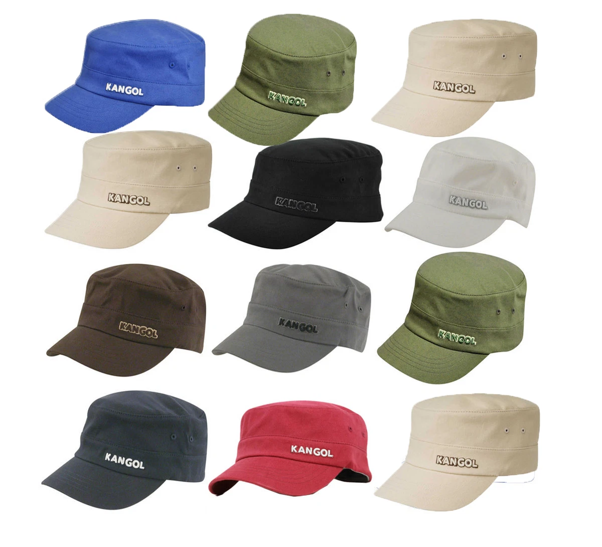 XXL Cotton Flexfit Mens Hat eBay L/XL S/M Cap Kangol | 9720BC Army Authentic Twill New