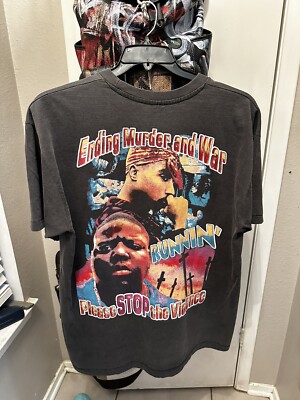 2Pac Biggie Stop The Violence Tシャツ Tupac 2pac Biggie 