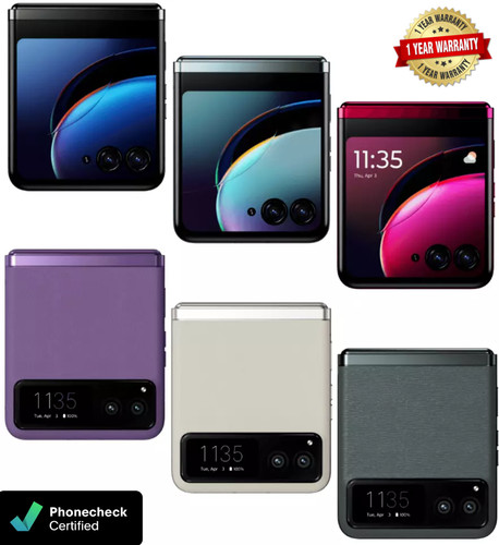 Motorola Razr 2023 Qualcomm SM8475 Snapdragon 8+ Gen 1 AMOLED 1080 x 2640 pixels
