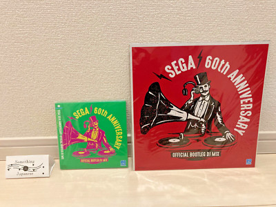 SEGA 60th Anniversary Official Bootleg DJ Mix CD Mega Jacket (Poster) Japan New