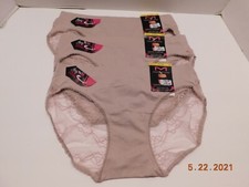 Maidenform 3 Pairs Hipster Casual Comfort Panty Sz M/6 Mink DMCCSH NWT