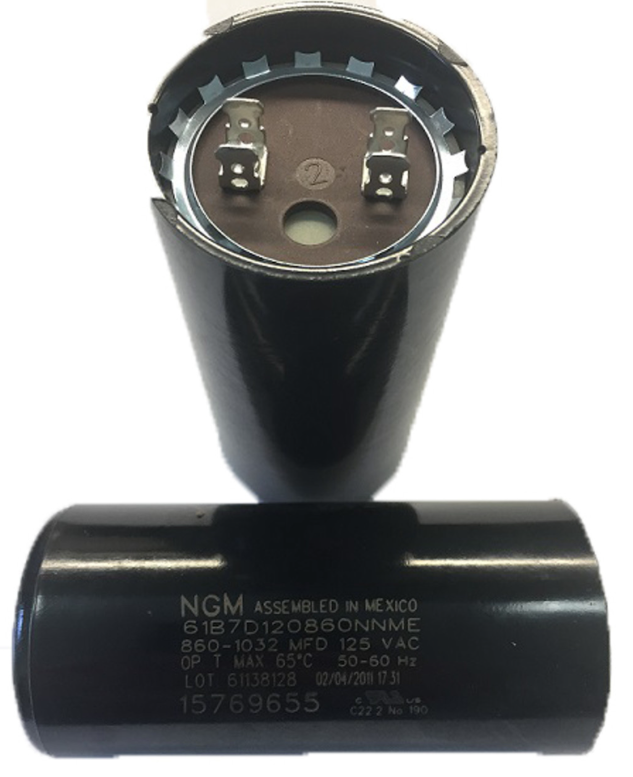 NGM 61B7D120860NNME, 157696-55 OEM START CAPACITOR, 860-1032 MFD