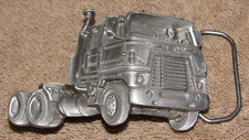1980 Semi Truck Belt Buckle - Wyoming Belt Buckle Company 269