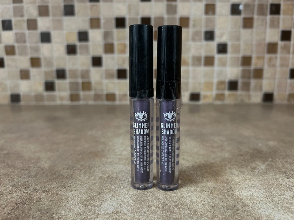 LOT OF 2 AVON FMG Glimmer Shadow Liquid Eyeshadow - Iron violet V1-3 - Image 2 of 4