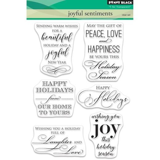 Penny Black Clear Stamps - Joyful Sentiments 30-512