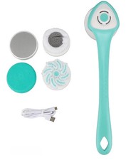 Electric Shower Brush,5 Brush Heads,3 Modes, Detachable Handle,  Rechargeable