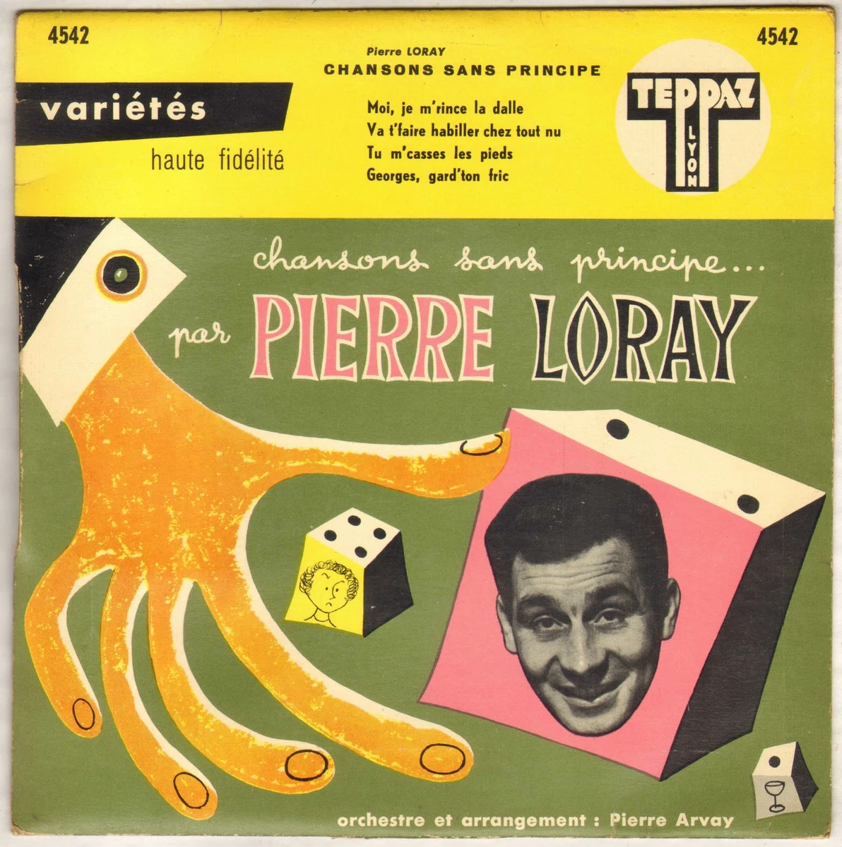 PIERRE LORAY "CHANSONS SANS PRINCIPE" EP 1958 TEPPAZ 4542