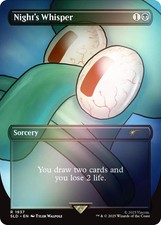 MTG Foil - Night's Whisper (Rainbow Foil) - 1937 / NM / English