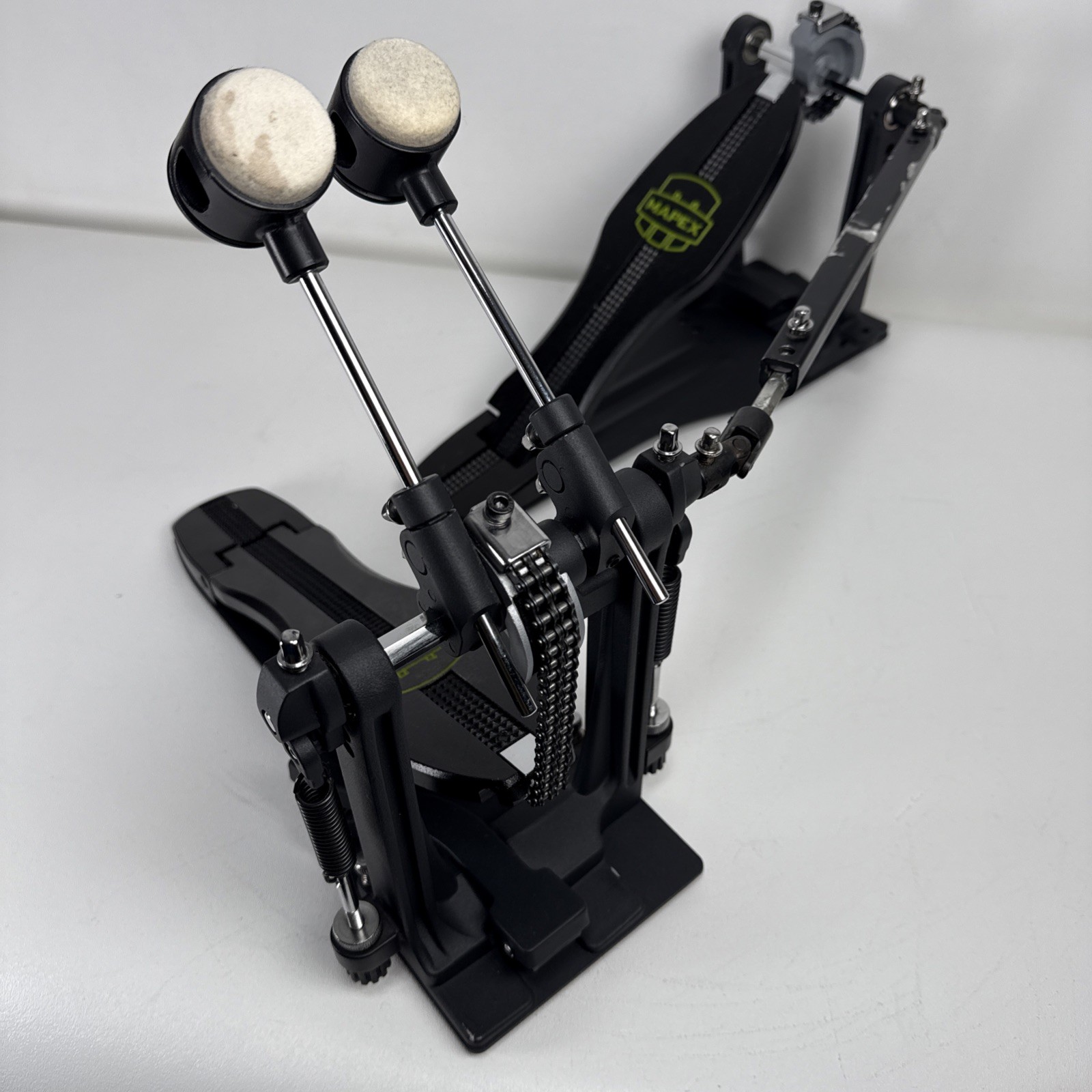 Mapex Armory Response Double Kick Drum Pedal W/ Bag - HEAVY WEAR - READ