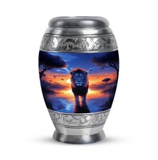 Lion Urn Urns For Human Adult Ashes 3 Inch Keepsake Cremation Burial Box