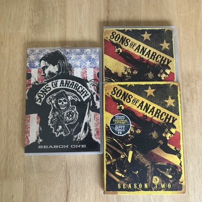 Sons of Anarchy -Complete Seasons 1 & 2 (DVD) Authentic US Release