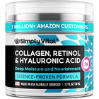 Simplyvital Collagen, Retinol & Hyaluronic Acid Cream - Anti-Aging Face Moisturi
