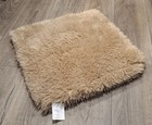 NWT Pottery Barn Dream Faux Fur 20 x 20" Pillow Cover Sand~Beige Poly Snap Close