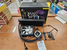 Corsair Hydro Series H100i PRO Liquid Cooling, Black, (CW-9060033-WW) INTEL ONLY