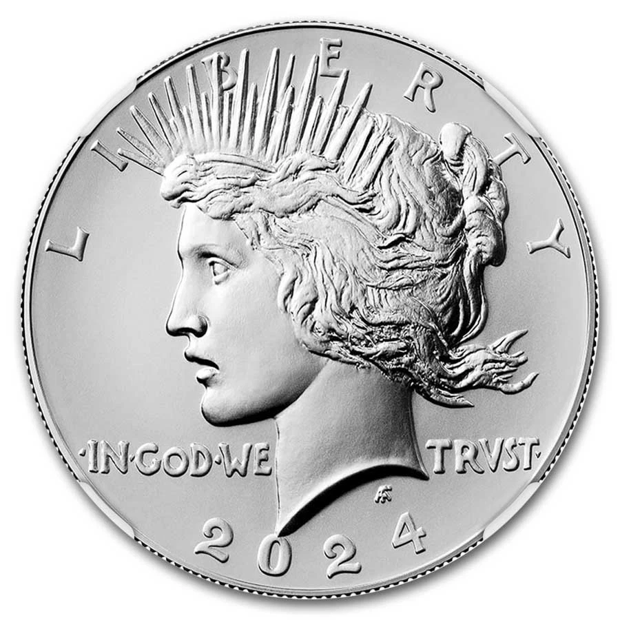 2024 Silver Peace Dollar MS-70 NGC (First Day of Issue) - Image 2 of 3