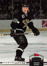 David Shaw #162 1992-93 Stadium Club Minnesota North Stars Hockey