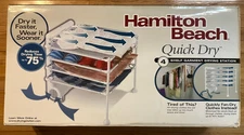 Hamilton Beach 11510 QUICK DRY, 4-Shelf Garment Drying Station BRAND NEW, Sealed