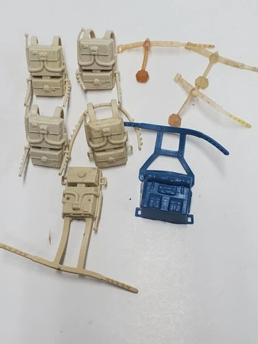 Vintage Star Wars Survival Gear Parts Backpack Gas Mask Yoda Training 1980 Lot