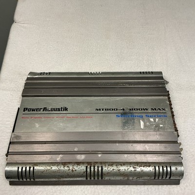 Power Acoustik MT800-4 800 Watt Max 4 Channel Amplifier read description PLZ!