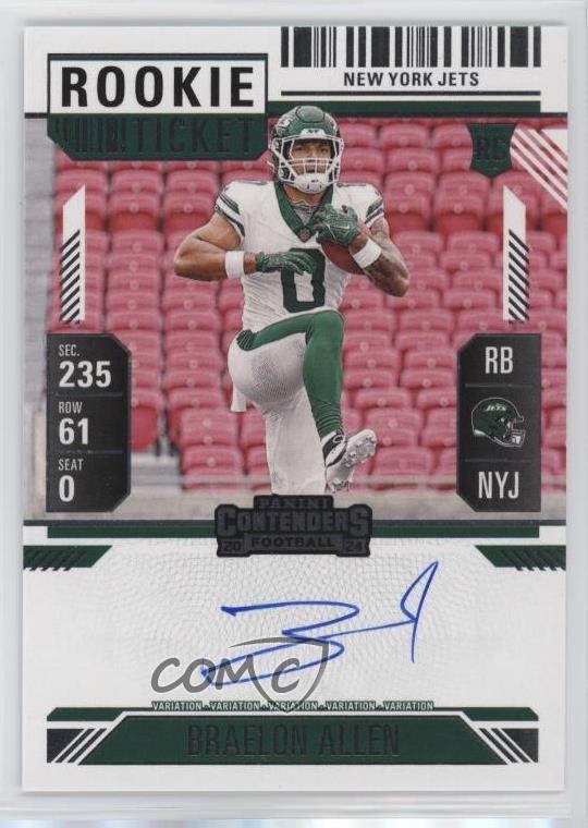 2024 Contenders Ticket RPS Variation Hobby Braelon Allen Rookie Auto RC 0y2q