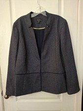 Gorgeous Talbots Navy Structured Blazer Size 16