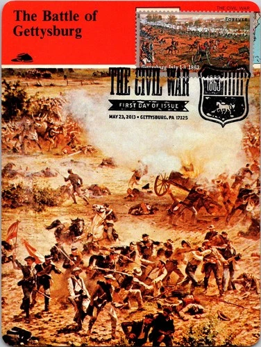 Dr Jim Stamps Maximum Card Gettysburg 1863 Forever Fdc