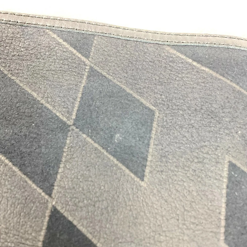 Hermes cuero piel chal estola silenciador negro r0_1116 Foto 4 de 4